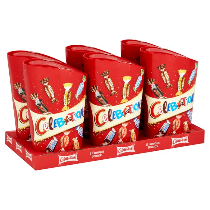 Celebrations: Chocolate Gift Box 380g (Case of 6)