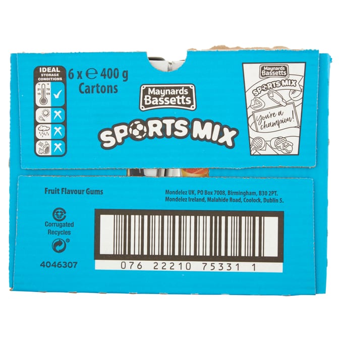 Maynards Bassetts: Sports Mix 400g (Case of 6)