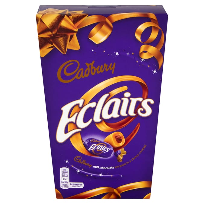 Cadbury: Eclairs Chocolate Carton 420g (Case of 6)