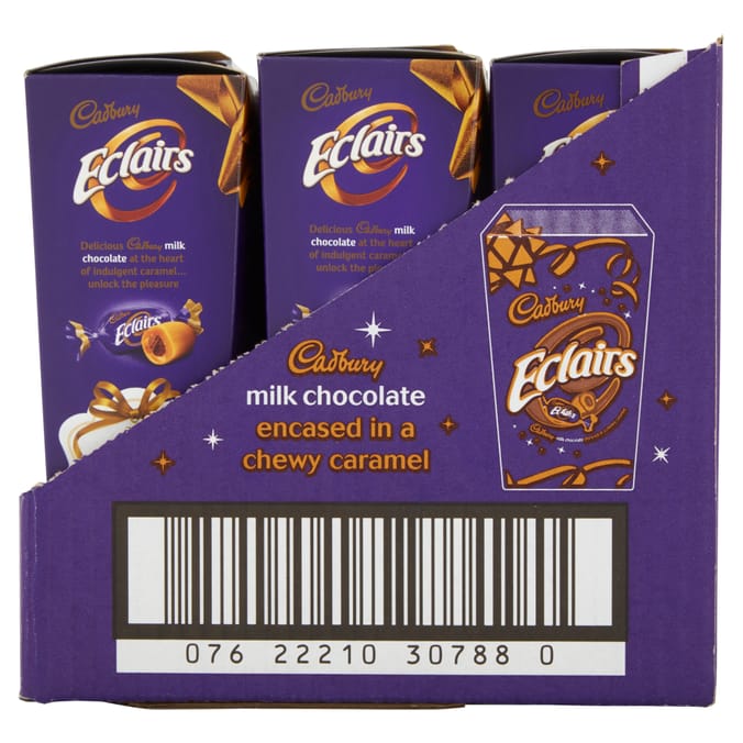 Cadbury: Eclairs Chocolate Carton 420g (Case of 6)