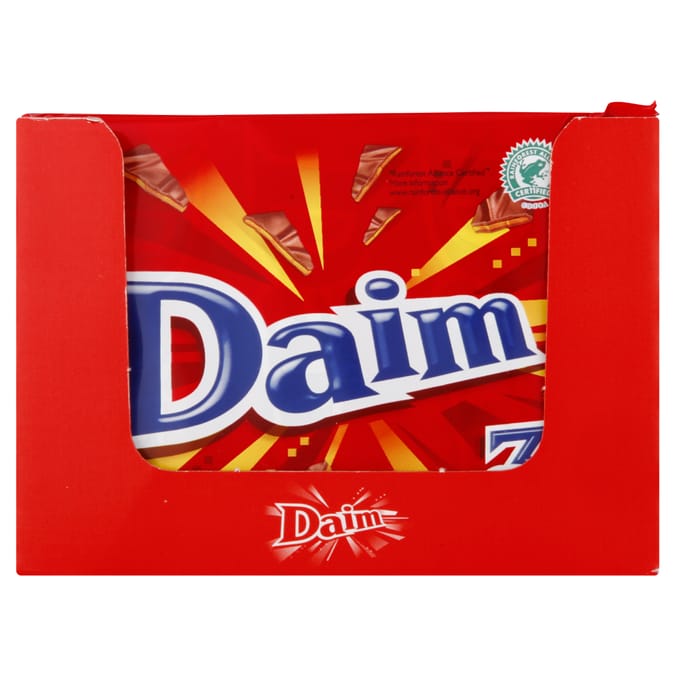 Daim Chocolate Bar 3 x 28g (24x) mondalez mondelez kraft swedish swiss
