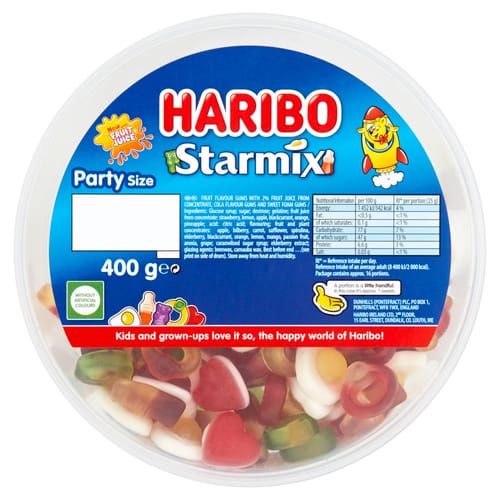 Haribo Star Mix 400g (8x) Sweets Gummy Bears Jellies Starmix Party ...