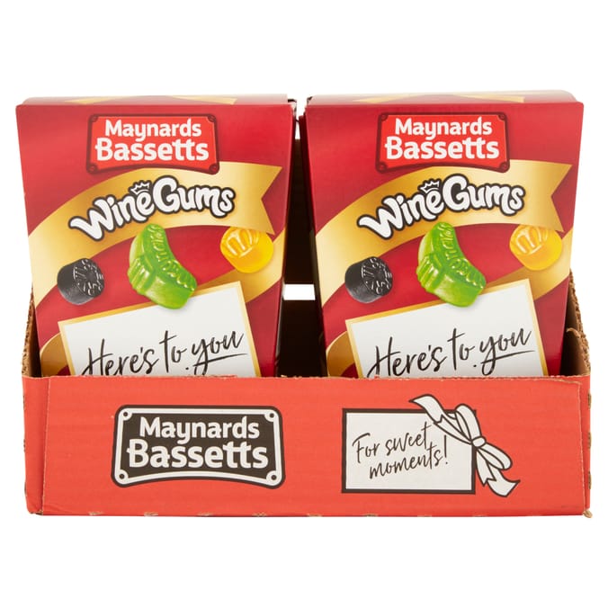 Maynards Wine Gums 400g (Case of 6), sweet, sweets, candy, christmas