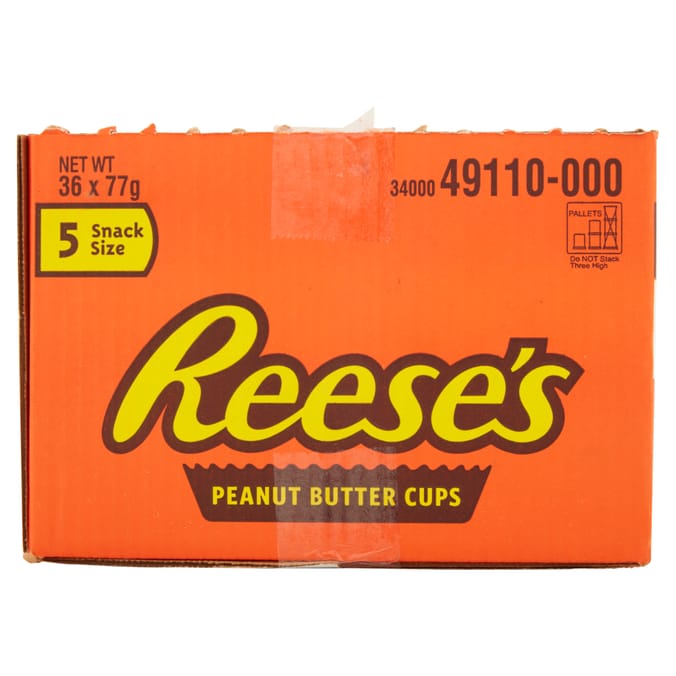 Reese's: Peanut Butter Cups Snack Size 5 Pack 77g (36x)