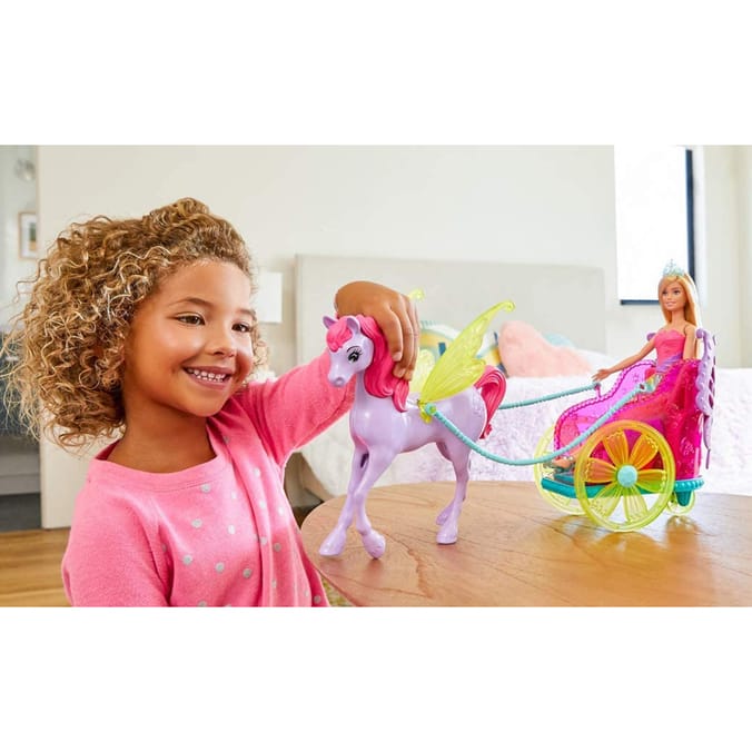 Barbie dreamtopia best sale horse and carriage