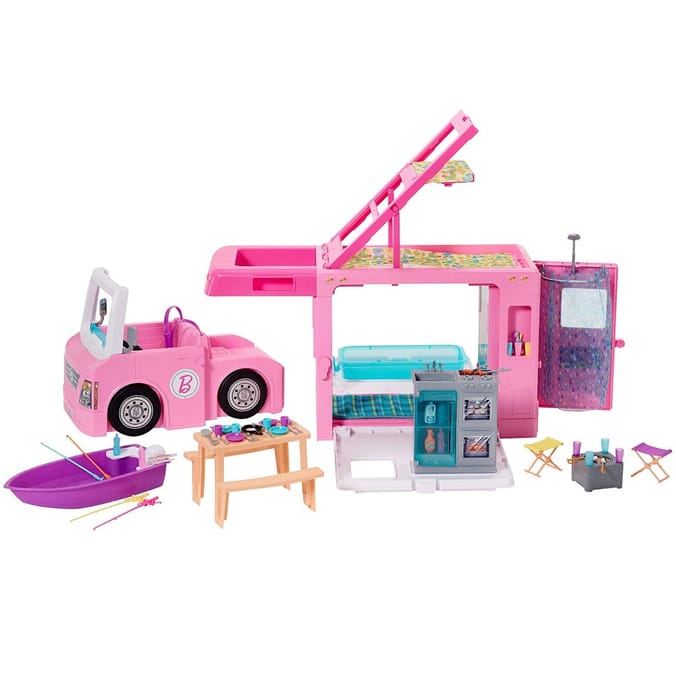 Barbie dream camper van hot sale tesco