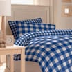 My Little Home: Kids Blue Check Printed Bedding