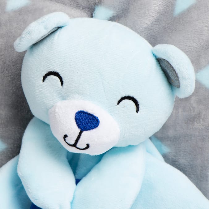 Dream & Play Baby Blanket & Plush Set Grey Dream & Play Baby