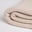 Ports of Call by Jeff Banks: Chunky Knit Throw - Cream