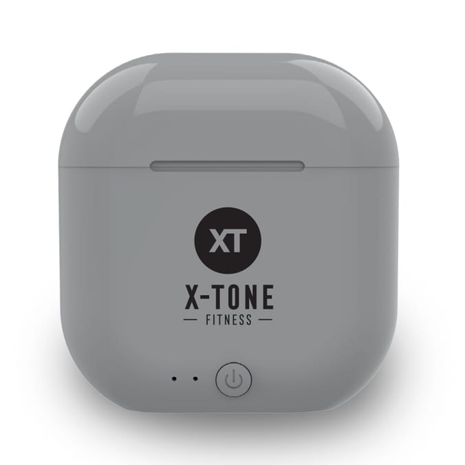 X Tone Fitness TWS Pro Buds with Charging Case Grey earphones