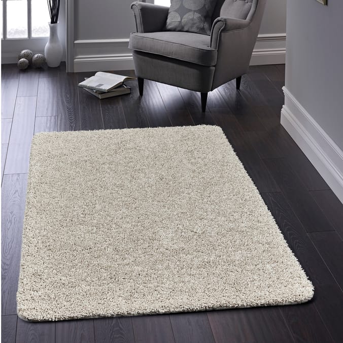 Home Collections Shaggy Washable Rug Pavilion Grey, rugs furry living