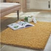 Home Collections Shaggy Washable Rug Ochre 100 x 150cm