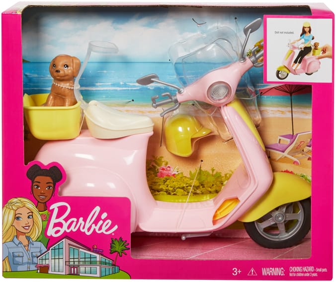 Barbie Pink Scooter, toys barbies barbie's bikes motorbike mopeds