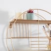 Home Collections: Gold Circular Shelf