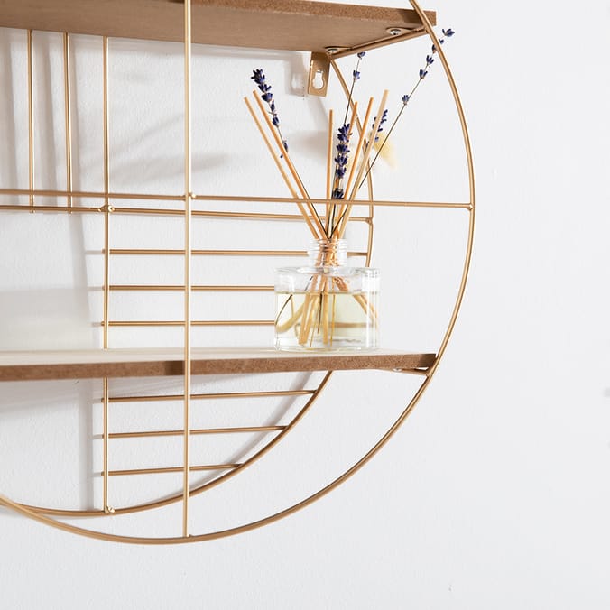 Home Collections Gold Circular Shelfs Gold Circular Shelf, shelving units, shelves, shelfs