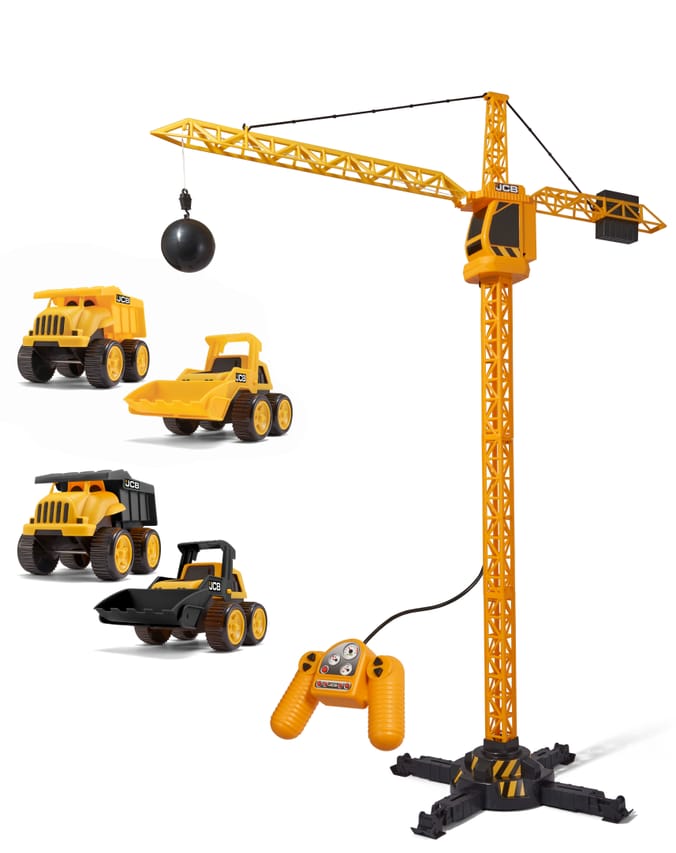 Teamsterz JCB Remote Control Tower Crane, constructions toys, kids  childrens children's, cranes, towers, jcbs tall, 5050841642018