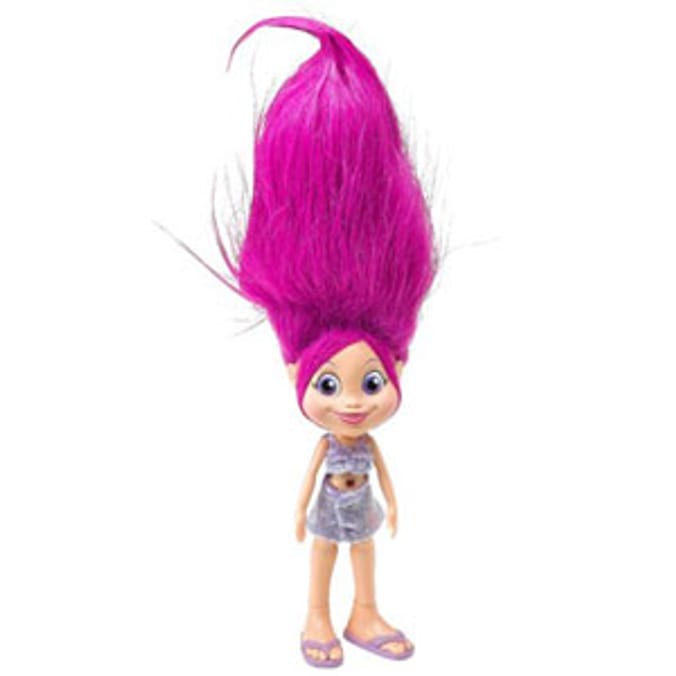 Trollz Glamour Glow Hair Salon & Doll - Amethyst