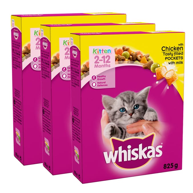 Whiskas dry cat food cheap asda