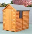 Shire Overlap 6x4 Single Door Value with Window Shed