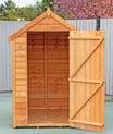 Shire Overlap 6x4 Single Door Value with Window Shed