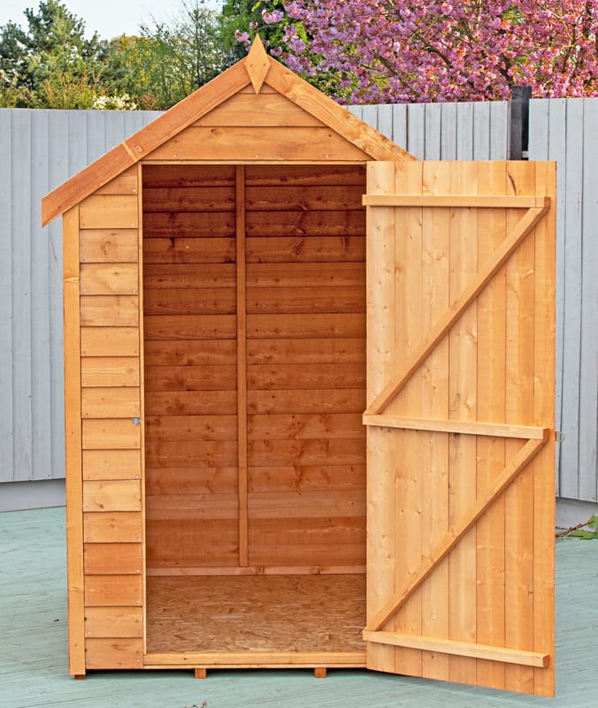 Shire Overlap 6x4 Single Door Value with Window Shed