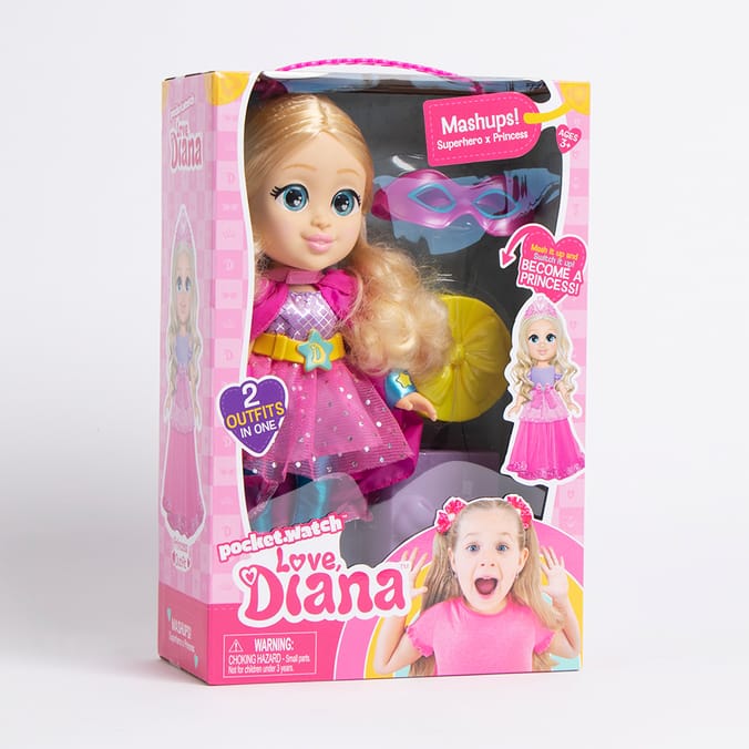Love, Diana Mashup Superhero x Princess Doll | Home Bargains