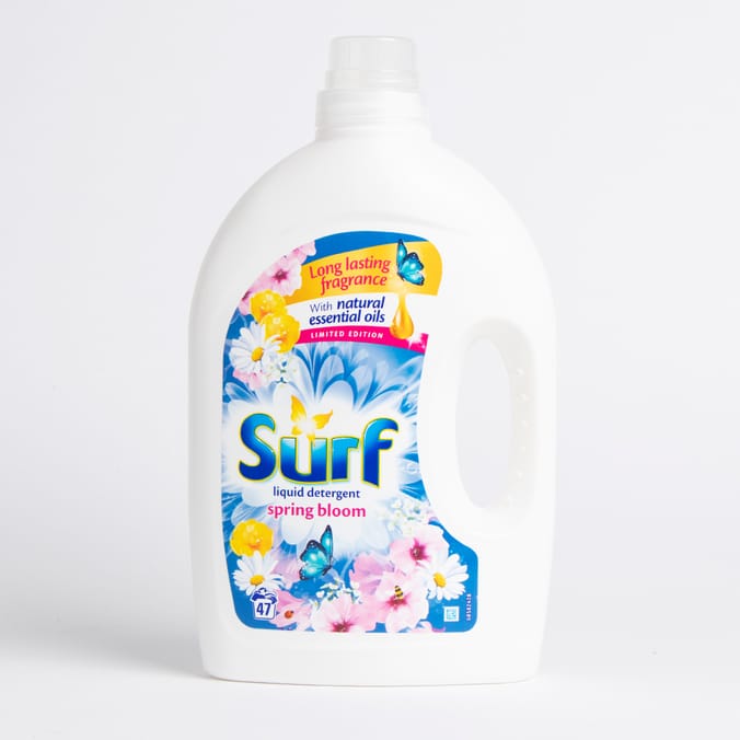 Surf Spring Bloom Liquid Washing Detergent 1.645kg 47 Washes, 3 Comfort