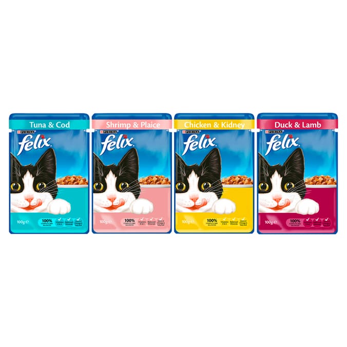 Cat food hot sale pouches bulk