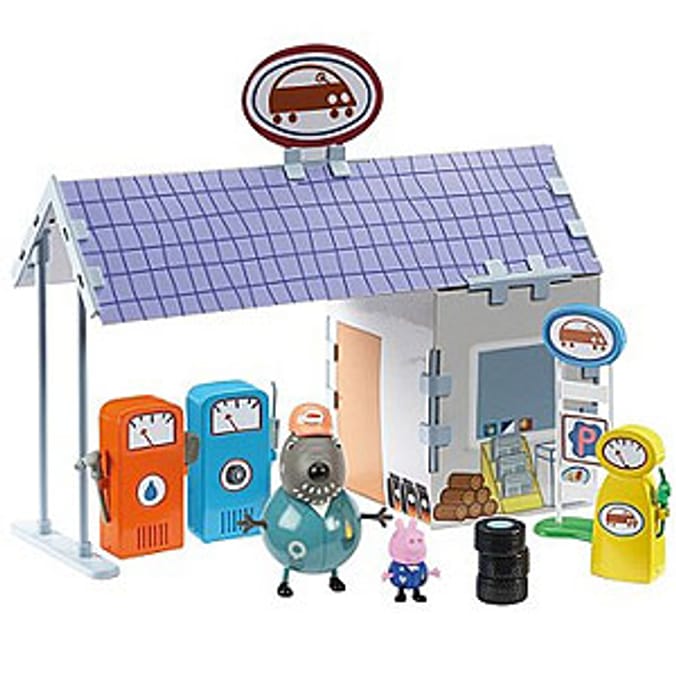 Peppa pig grandad on sale dog garage playset