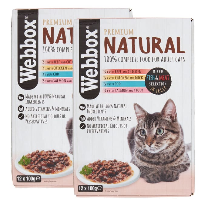 Webbox premium natural outlet cat food