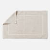 Bathroom: 100% Cotton Terry Bath Mat - Beige