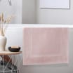 Bathroom: 100% Cotton Terry Bath Mat - Pink