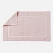 Bathroom: 100% Cotton Terry Bath Mat - Pink