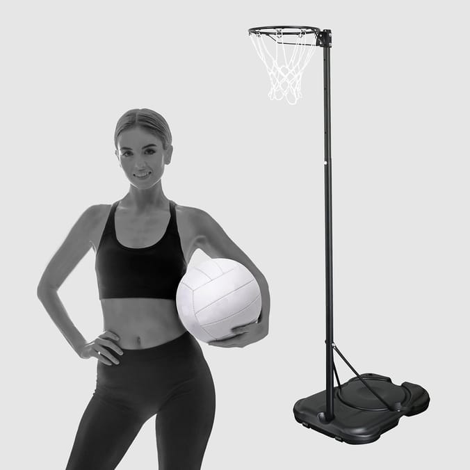 Action: Full Size Netball Hoop with Adjustable Stand, hoop, net, girl ...
