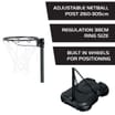 Action: Full Size Netball Hoop with Adjustable Stand