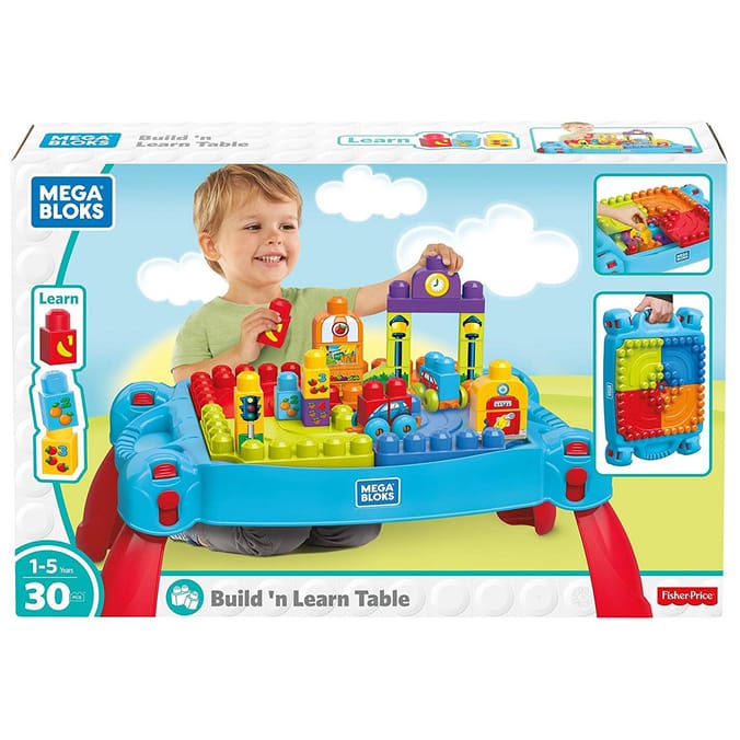 Mega bloks table store blue