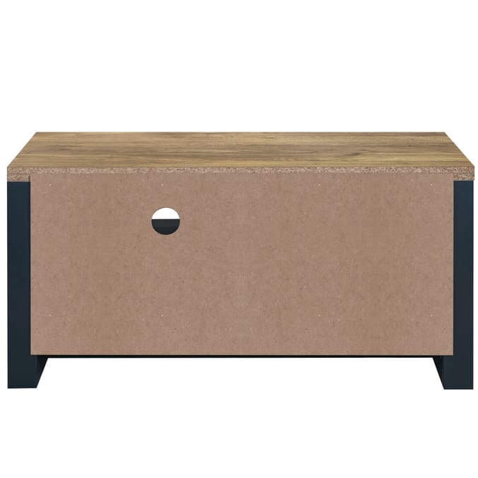 Birlea Highgate Small TV Unit Navy Blue & Oak Effect, televisions