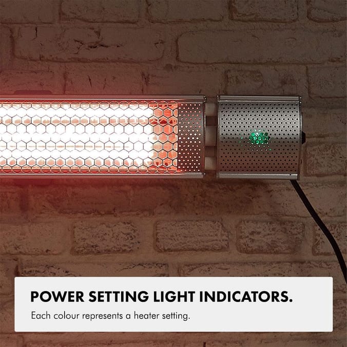 VonHaus Wall Mounted Infrared Patio Heater, outdoor patio infra reds