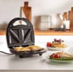 VonShef: 3-in-1 Sandwich Toaster, Waffle Maker & Grill