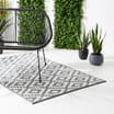 The Outdoor Living Collection: Outdoor Garden Rug - Grey