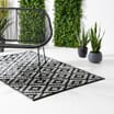 The Outdoor Living Collection: Outdoor Garden Rug - Black