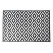 The Outdoor Living Collection: Outdoor Garden Rug - Black