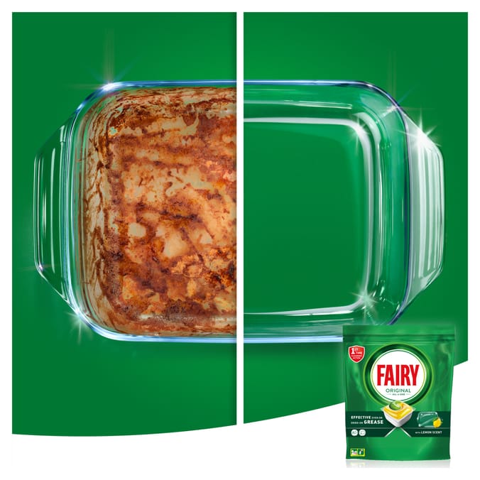 Fairy Original Dishwasher All in One Capsules (93 Washes)