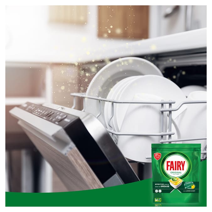 Fairy Original Dishwasher All in One Capsules (93 Washes), Dishwasher