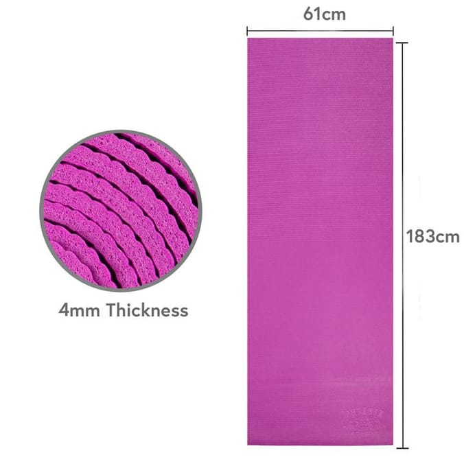 Phoenix Fitness Yoga Mat Plum yoga fitness mats home workouts gym