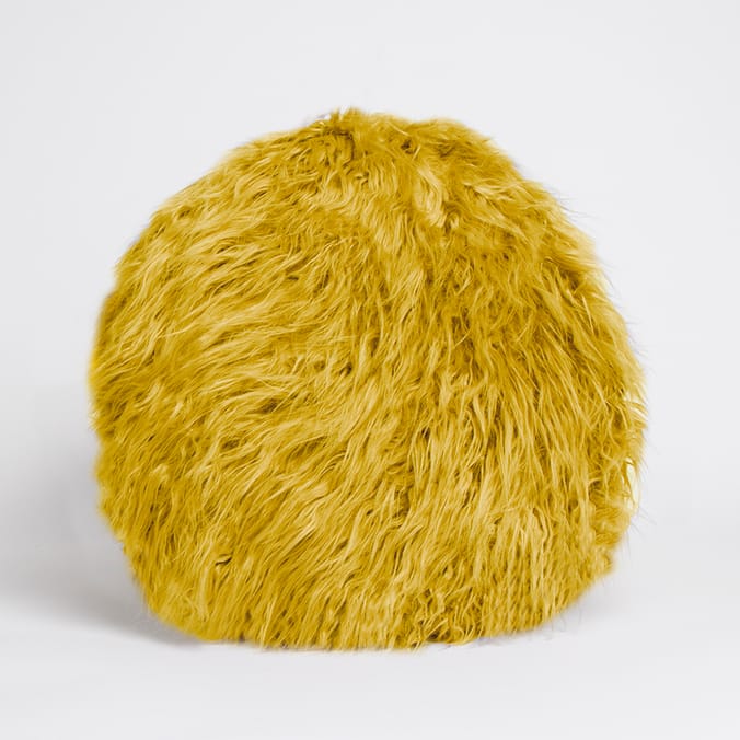 Yellow mongolian hot sale cushion