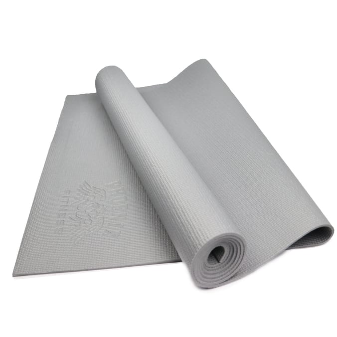 High Density Non Slip Yoga Mat 6x2 ft Size Mat in Grey Color 4MM