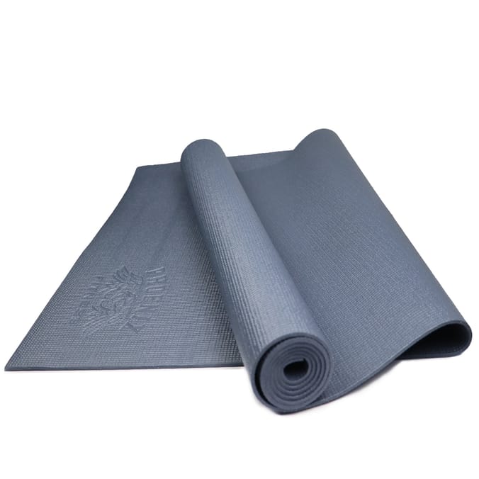 Phoenix Fitness Yoga Mat Dark Grey yoga fitness mats home workouts gym Exercise Mat for Pilates Travel Non Slip Multi Purpose Fitness Mat Core Workout for Home Gym Yoga Studio 5029476010981 Home