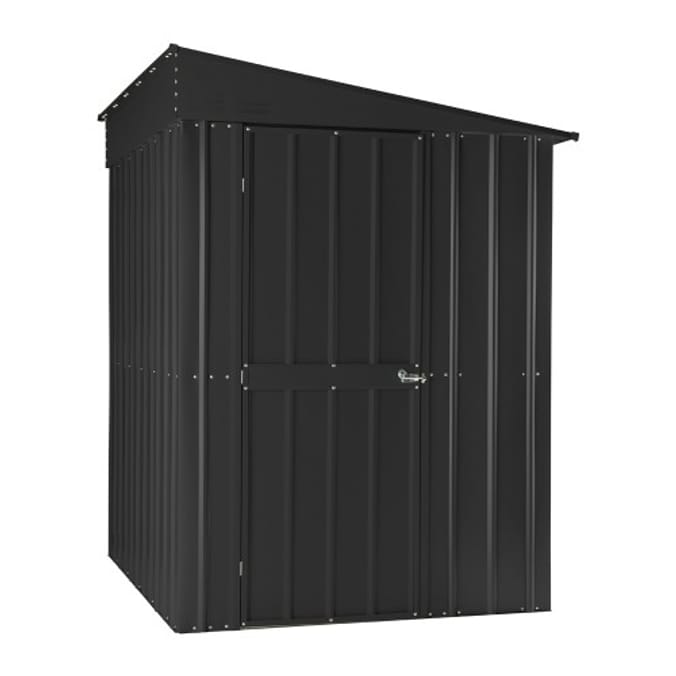 Store More Lotus Metal Lean- To Shed 5 x 8, sheds, garden, yard ...