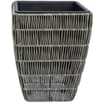 Jardin Square Rattan Planter: Brown